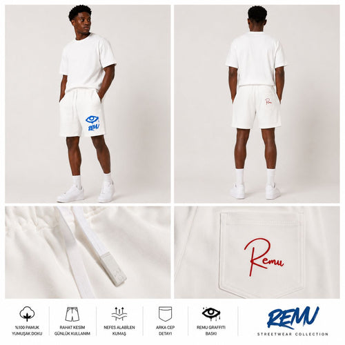 REMU %100 PAMUKLU CASUAL ERKEK ŞORT